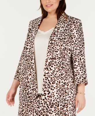 macys plus size blazers