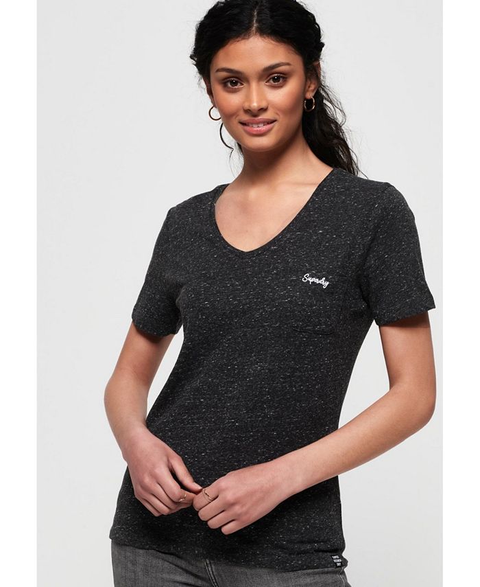 Superdry Orange Label Essential Vee Neck T-Shirt - Macy's
