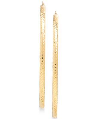 Round Hoop Earrings in 14k Gold, 60mm