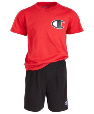 champion shirt and shorts set