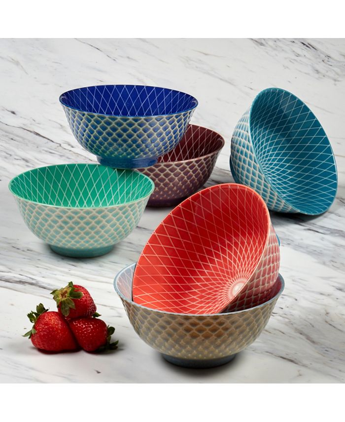 Certified International Petals Bowls Set of 6 Macy's