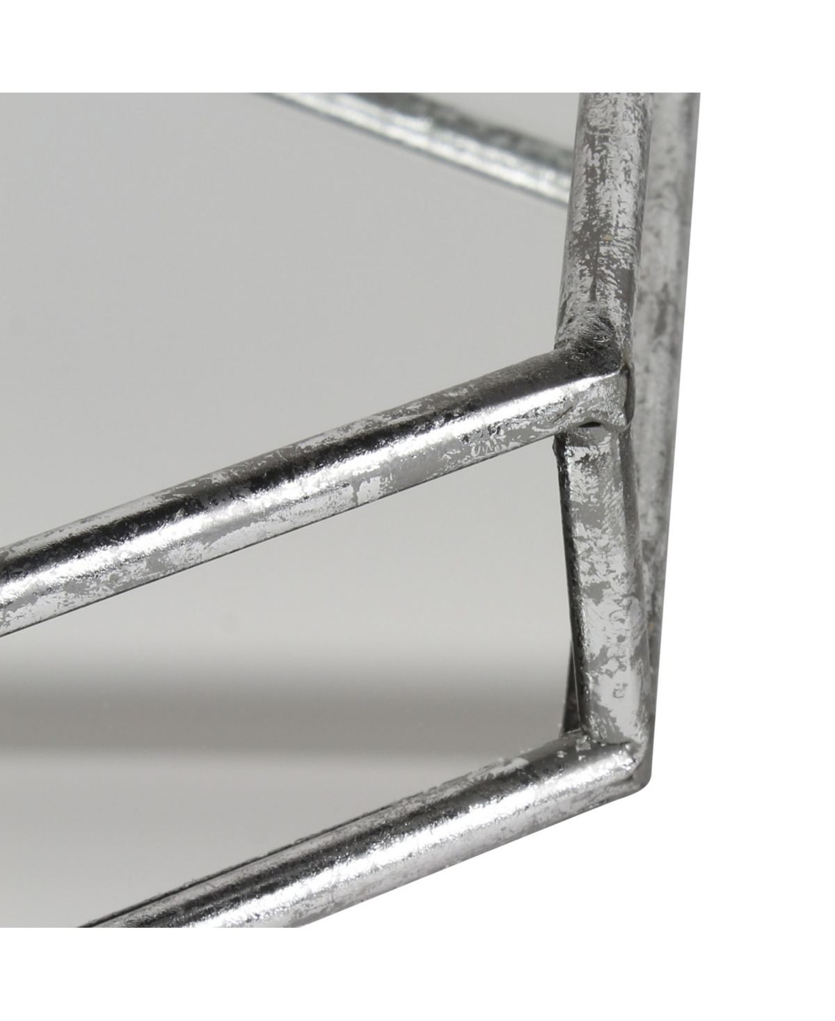 Kate and Laurel Felicia Nesting Metal Mirrored Decorative Trays, 2 Piece