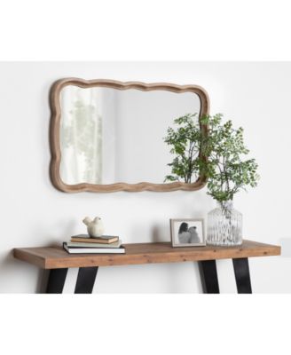 Hatherleigh Scallop Wood Wall Mirror