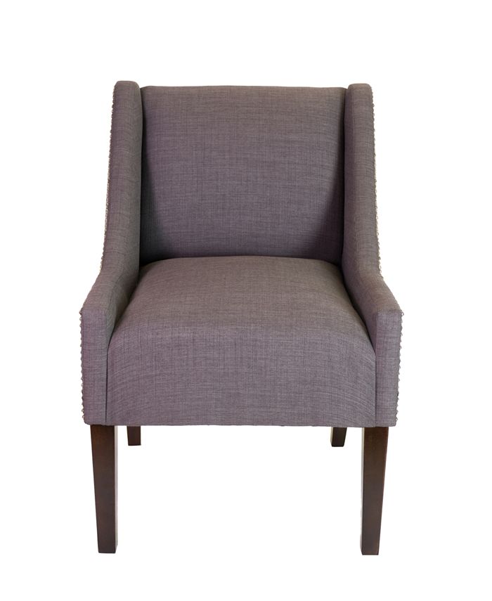 MJL Furniture Designs Racer Upholstered Accent Chair Macy's