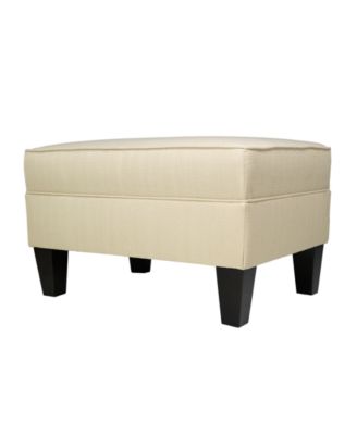 MJL Furniture Designs Brooklyn Square Upholstered Storage Ottoman