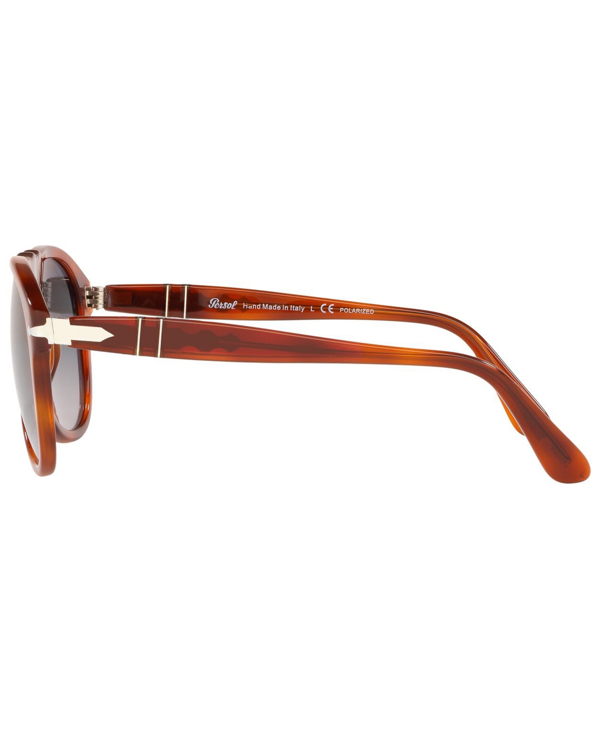 Shop Persol Men's Polarized Sunglasses, Po0649 Gradient In Terra Di Siena,grey Gradient Polar