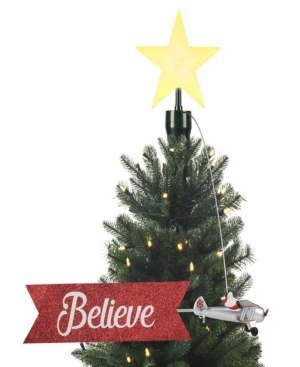 Mr Christmas Animated Santa in Plane Tree Topper