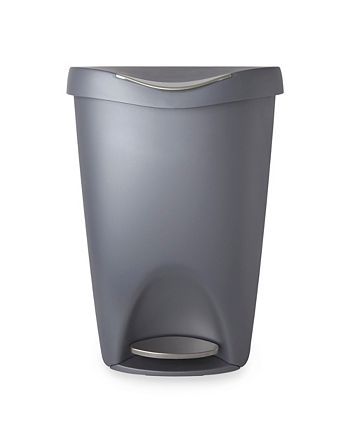 Umbra Brim Step Trash Can, Nickel