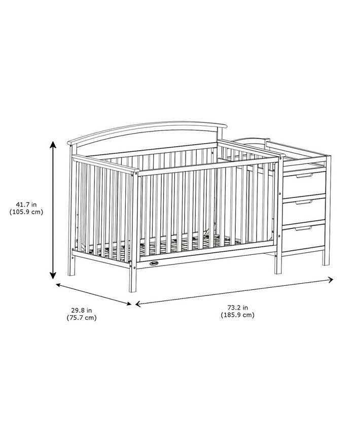 Storkcraft Graco Benton 5 in 1 Convertible Crib and Changer Macy's