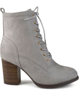 journee collection womens baylor booties stacked heel