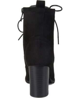 Women's Baylor Lace Up Stacked Heel Booties