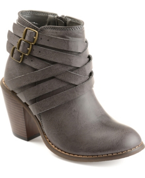 image of Journee Collection Women-s Strap Boot Women-s Shoes
