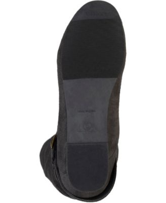 Women's Shelley Rouched Buckle Mid Shaft Boots