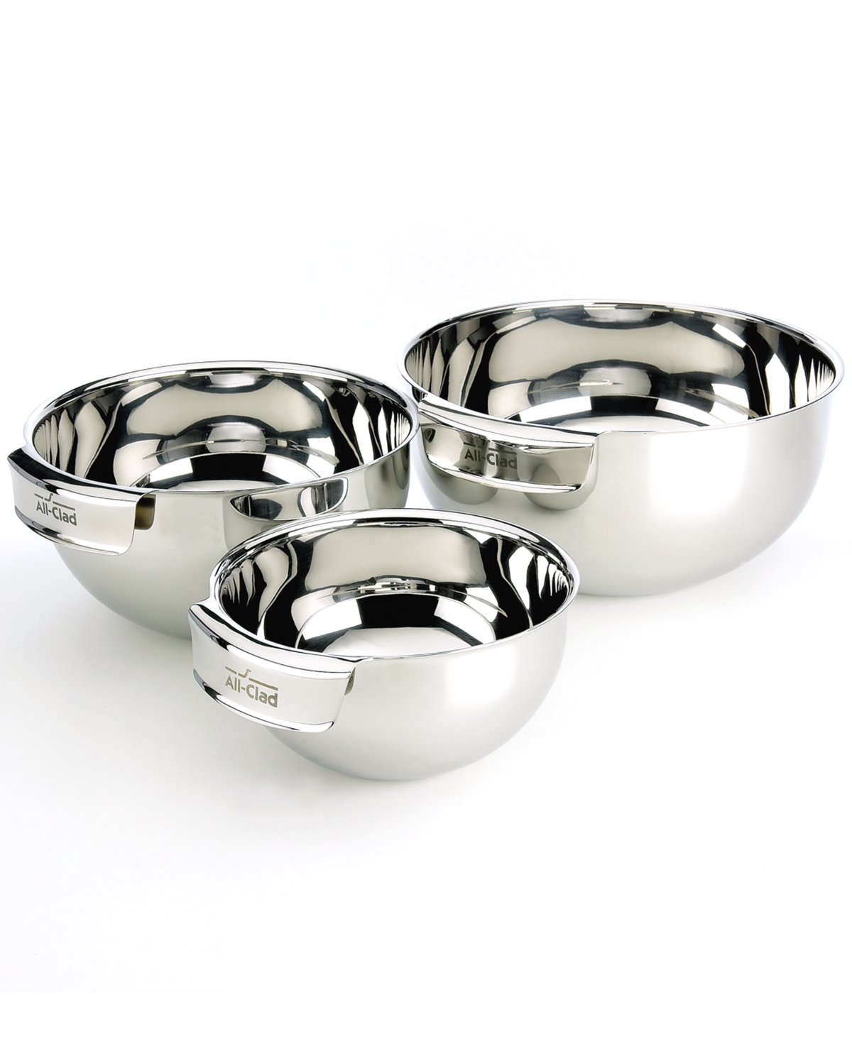 80999 All-Clad Stainless Steel 3 Piece Mixing Bowl Set sku 80999