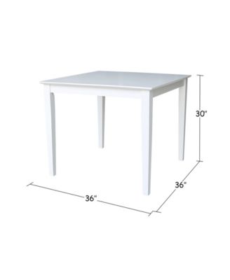 Solid Wood Top Table - Dining Height