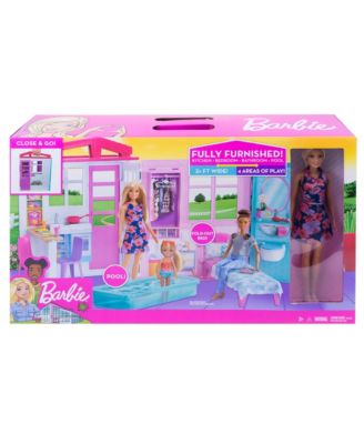 barbie doll and house