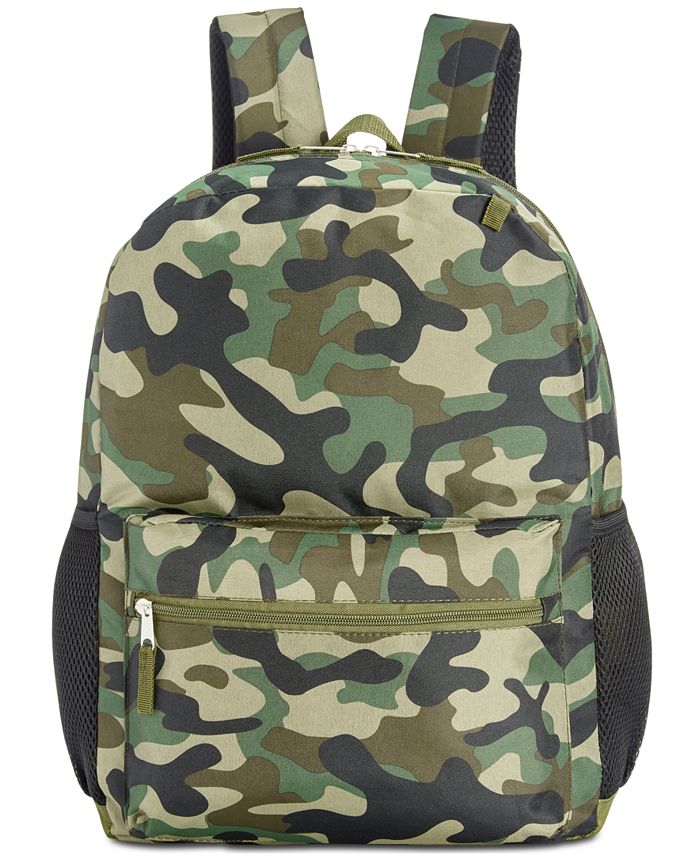 Accessory Innovations Little & Big Boys 5Pc. CamoPrint Backpack Set Macy's