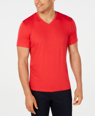 Alfani Men's Soft Touch Stretch V-Neck T-Shirt, Created for Macy's - Macy's