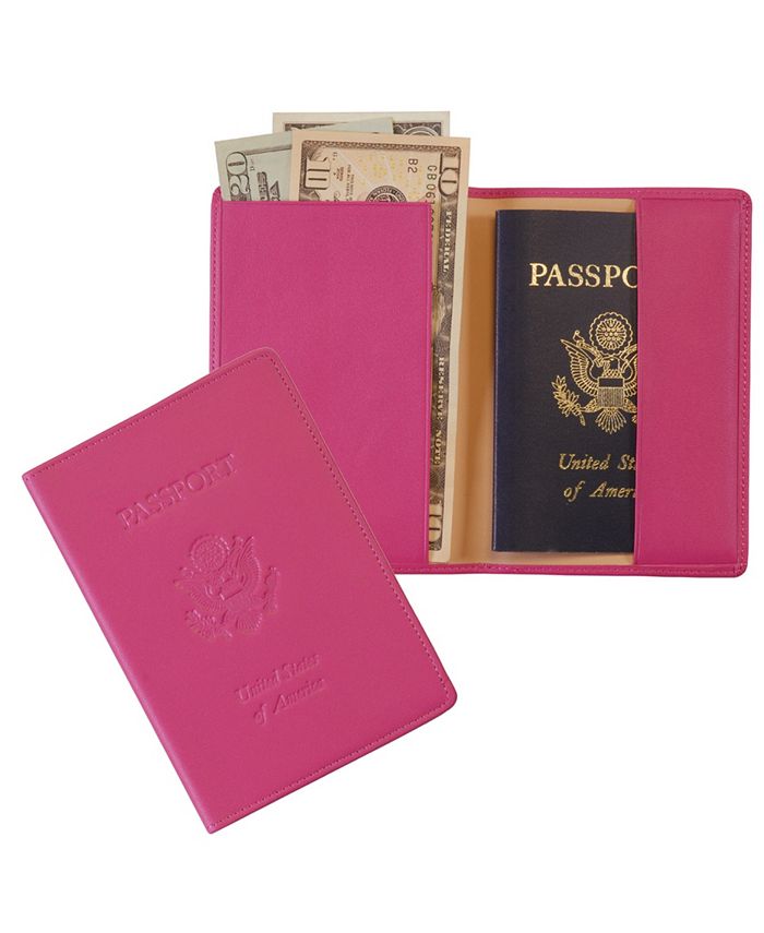 Royce Personalized RFID Blocking Passport Wallet
