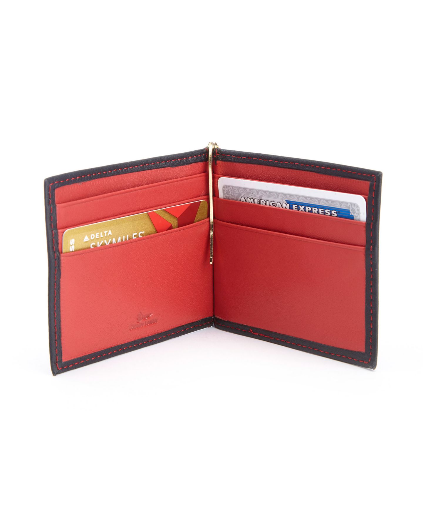 Мужской кошелёк ROYCE New York RFID Blocking Money Clip Wallet, цвет: Чёрный — фото 5