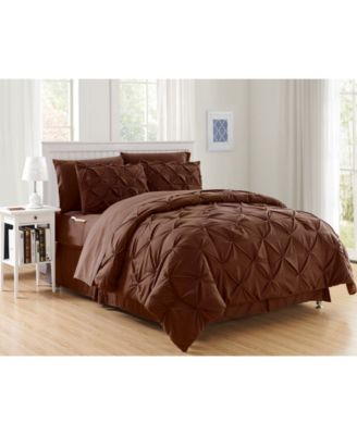 Elegant Comfort Pintuck 8-Pc. Comforter Set, Twin/Twin XL