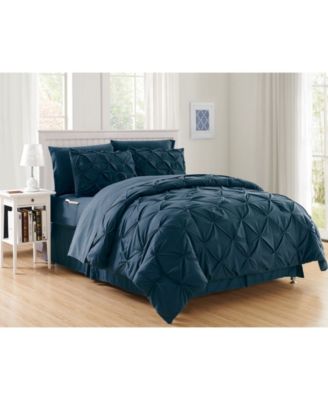 Elegant Comfort Pintuck 8-Pc. Comforter Set, Twin/Twin XL
