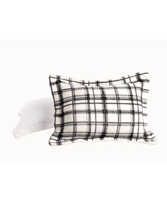 Plaid Micromink/Sherpa Reversible Down Alternative Microsuede 2-Pc. Comforter Sets, Twin