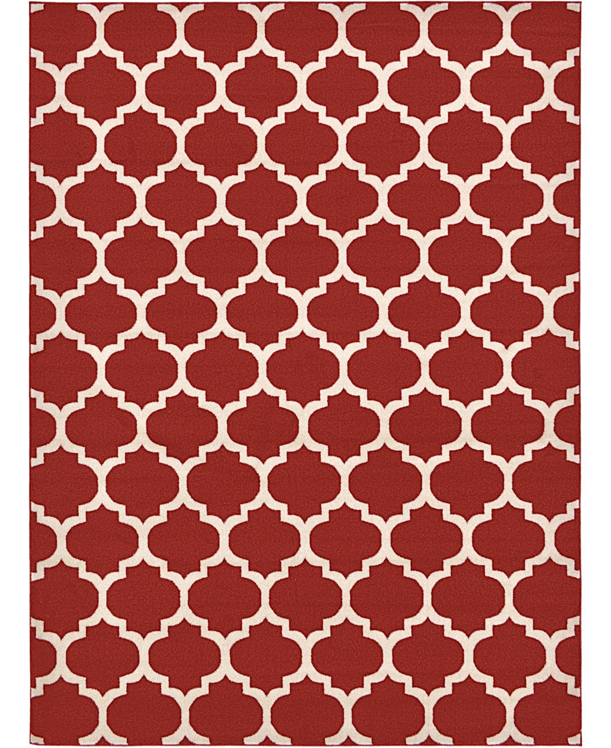 Bayshore Home Arbor Arb1 8' x 11' Area Rug - Red