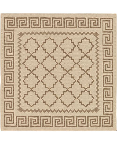 Bridgeport Home Pashio Pas5 Beige 6 X 6 Square Area Rug Reviews Furniture Macy S