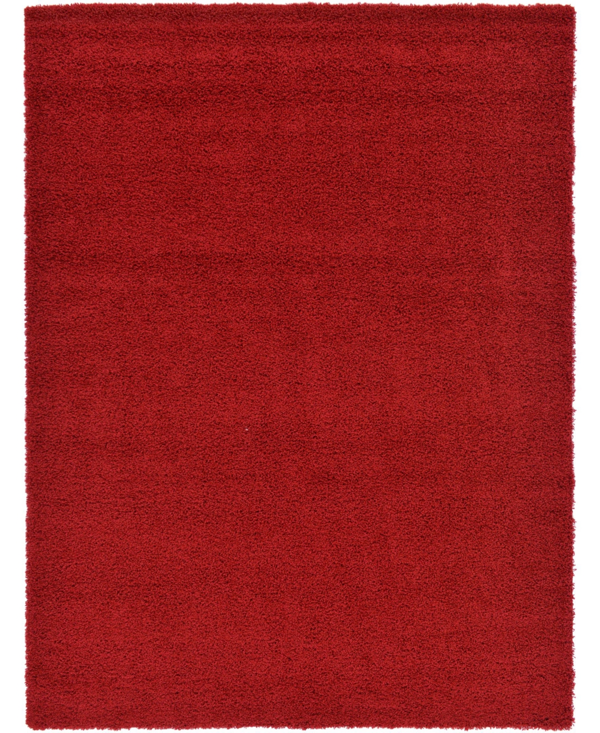 Bayshore Home Exact Shag Exs1 8' x 11' Area Rug - Cherry Red