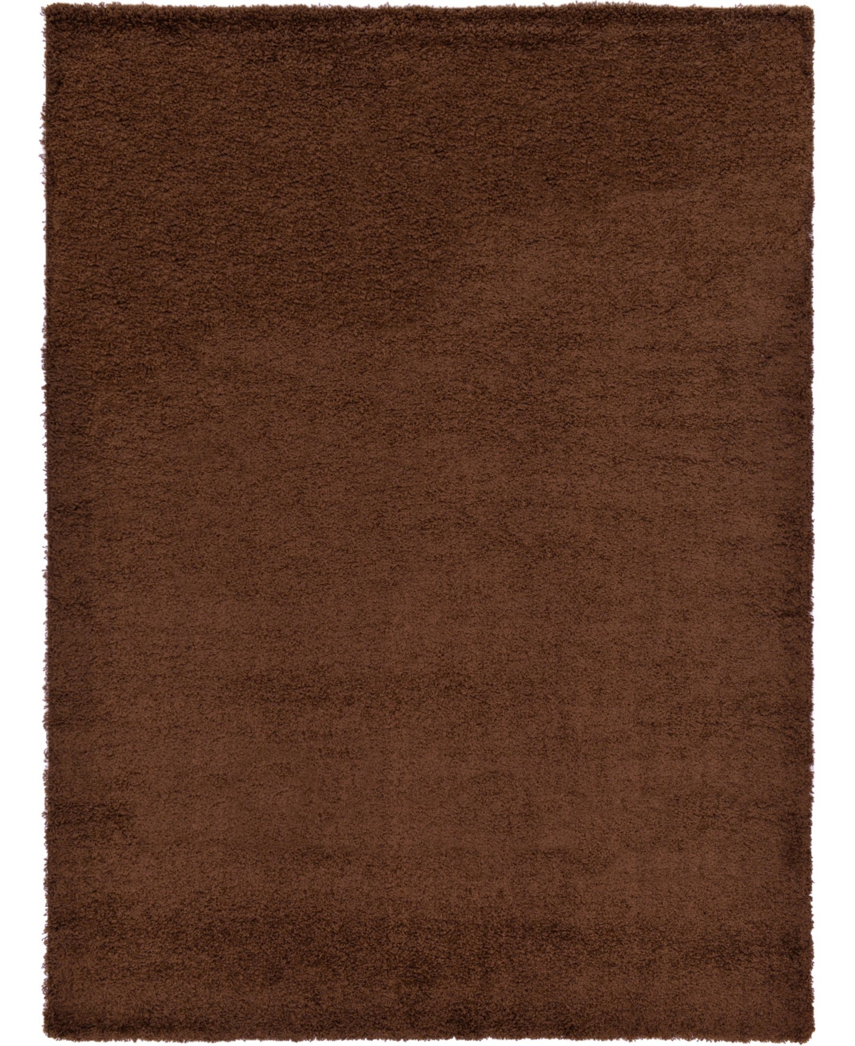 Bayshore Home Exact Shag Exs1 8' x 11' Area Rug - Chocolate