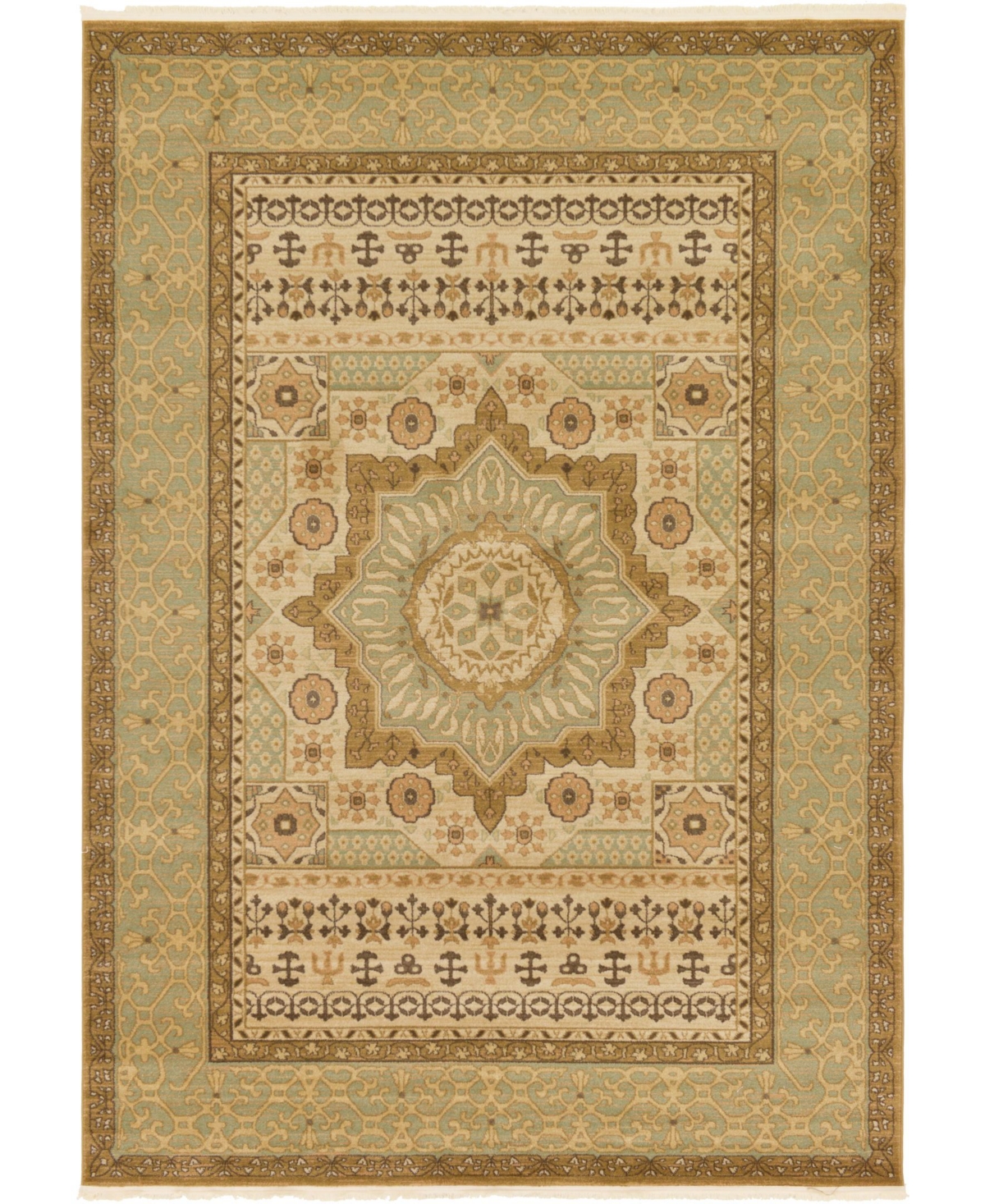 Bayshore Home Wilder Wld4 7' x 10' Area Rug - Light Green