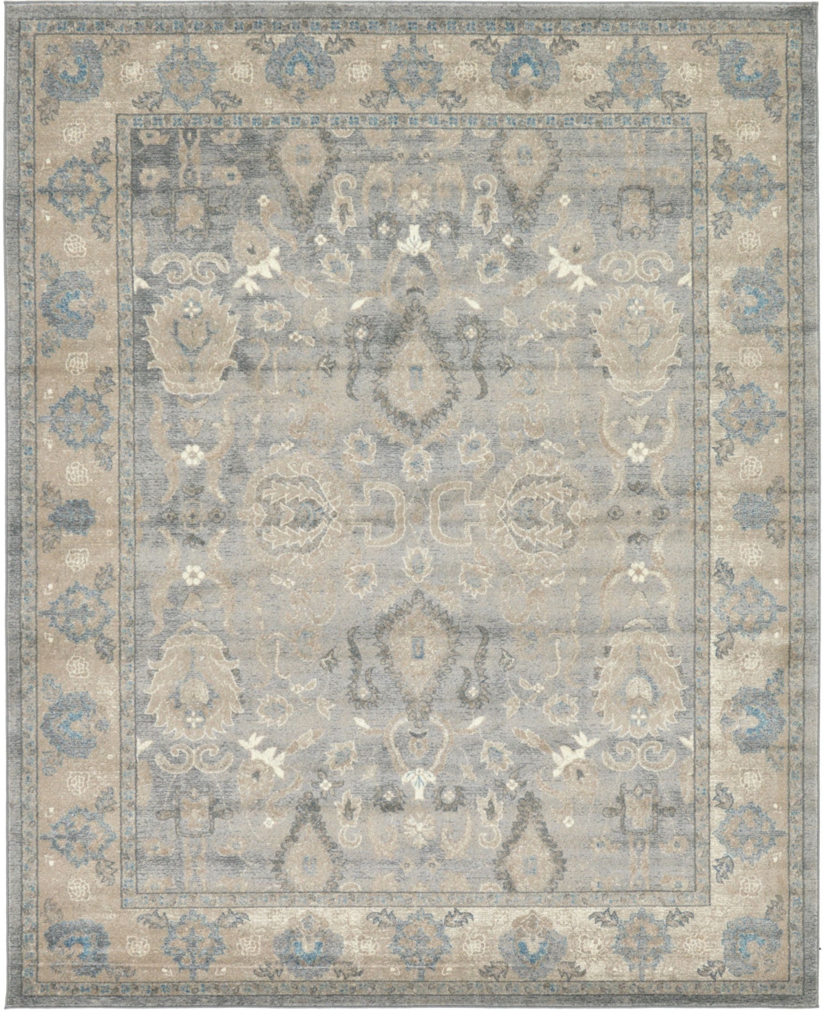 Bayshore Home Bellmere Bel6 8' x 10' Area Rug - Gray