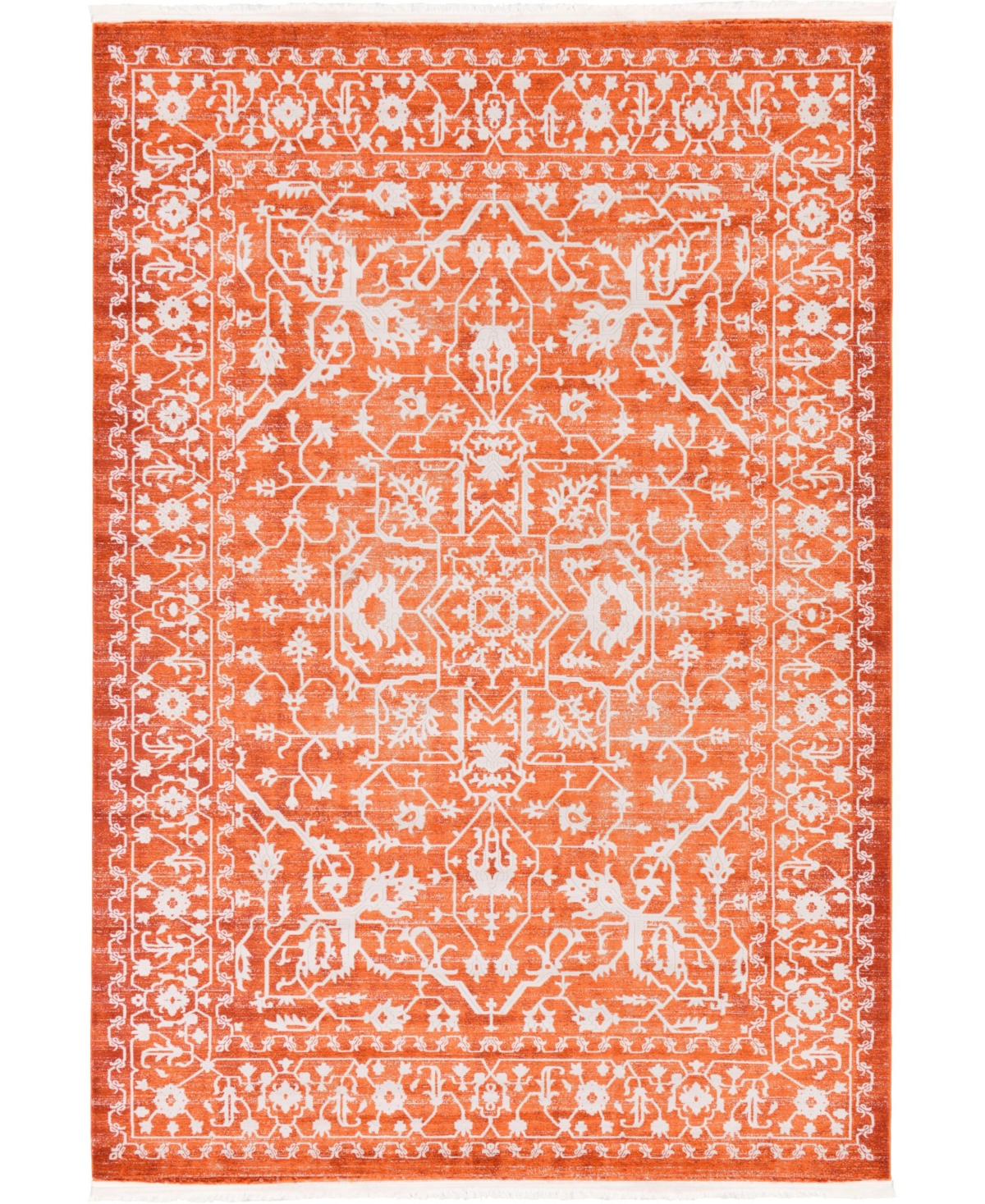 Bayshore Home Norston Nor1 8' x 11' 4in Area Rug - Terracotta