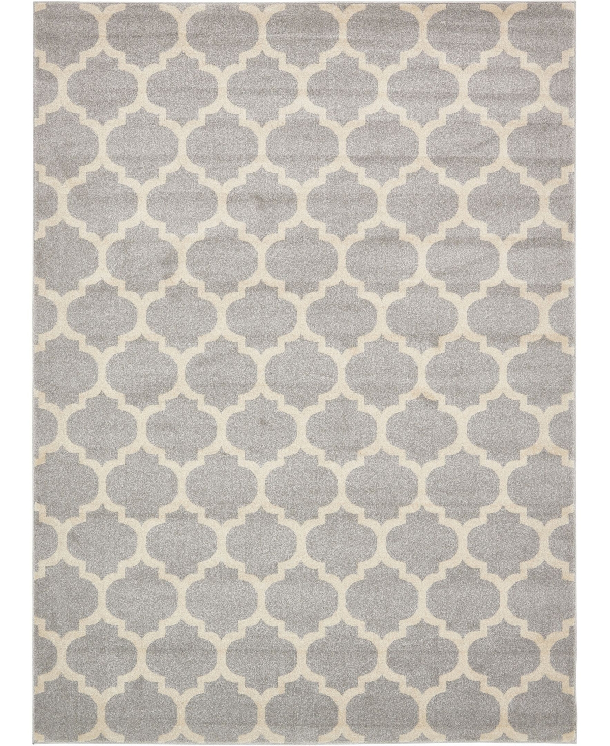 Bayshore Home Arbor Arb1 8' x 11' Area Rug - Light Gray