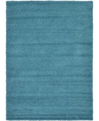 Solid Shag SS1 7' x 10' Area Rug