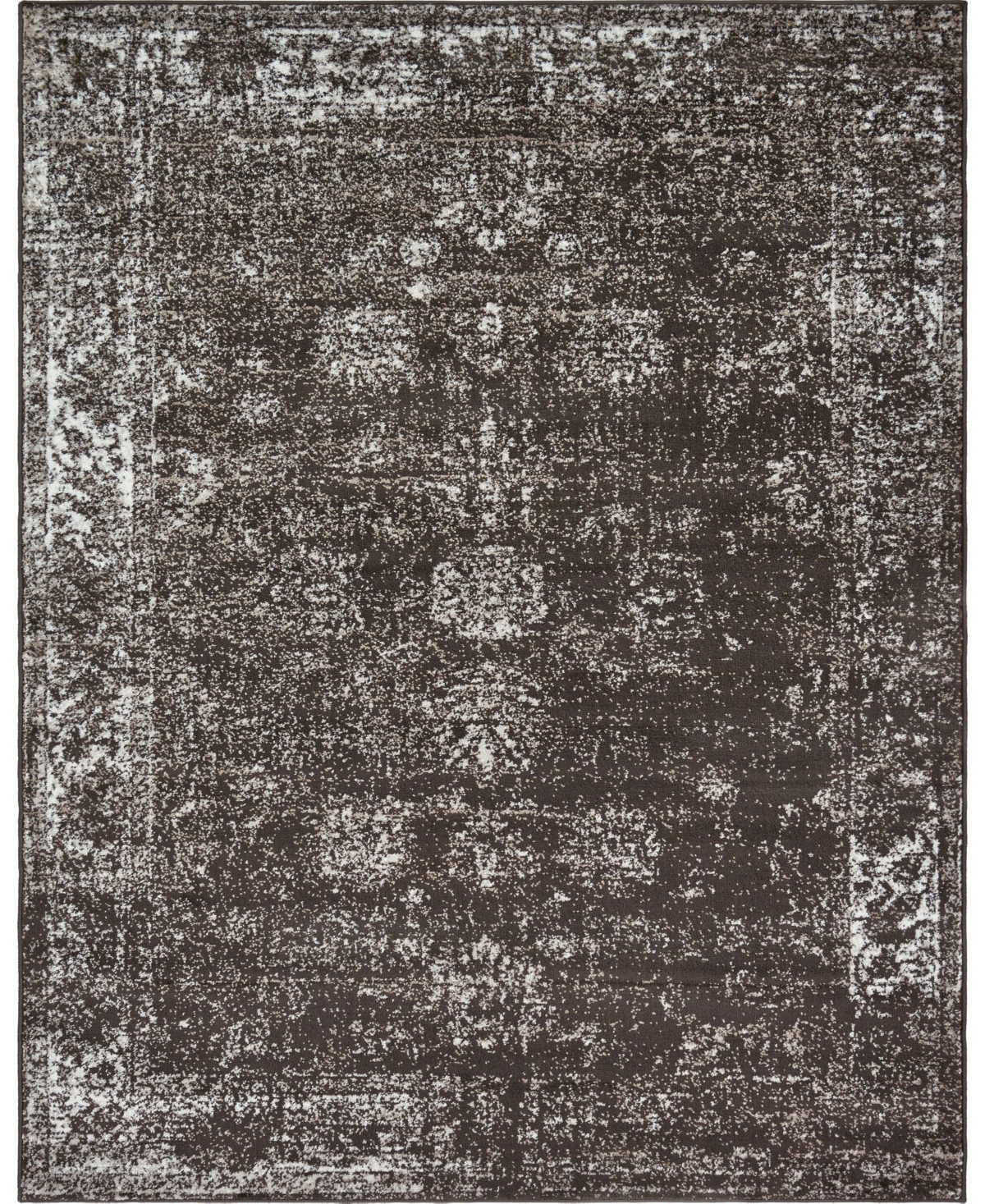 Bayshore Home Basha Bas1 Brown 8' x 10' Area Rug - Brown