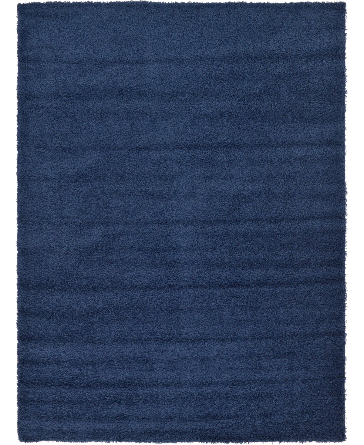 Bayshore Home Exact Shag Exs1 8' x 11' Area Rug - Navy Blue