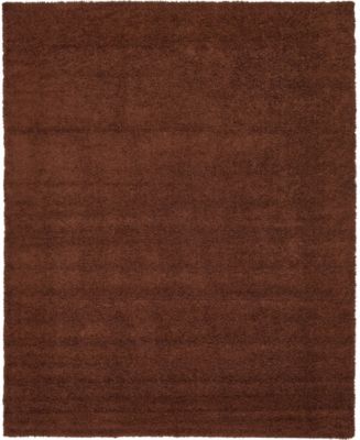 Bayshore Home Exact Shag Exs1 Chocolate Brown 12' 2