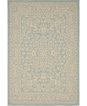 Bridgeport Home Pashio Pas6 Light Blue 4' x 6' Area Rug