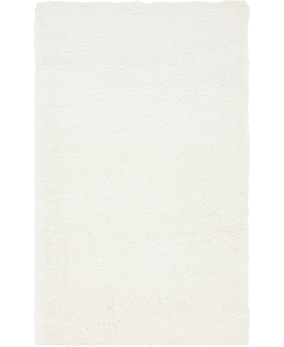 Bayshore Home Uno Uno1 8' x 10' Area Rug - Snow White