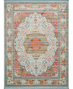 Bridgeport Home Kenna Ken2 Light Blue 10' x 13' Area Rug