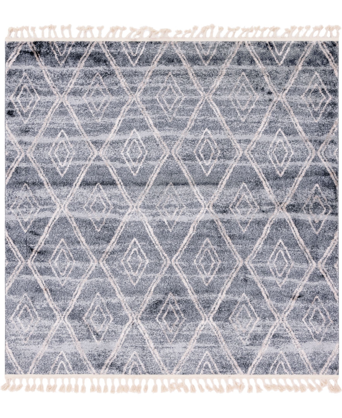 Bayshore Home Outdoor Levia Lev2 7' 7in x 7' 7in Square Area Rug - Gray