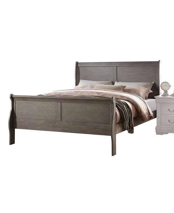 Acme Furniture Louis Philippe Full Sleigh Bed & Reviews - Furniture - Macy&#39;s