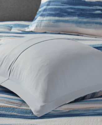 Marina Printed Seersucker 8-Pc. Comforter and Coverlet Set, King/California King