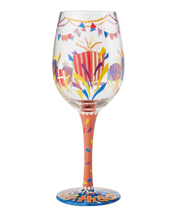 Enesco Lolita Happy Birthday Wine Glass - Macy's