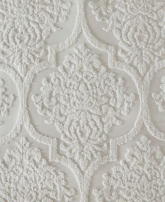 Viola Damask Tufted 3-Pc. Duvet Cover Set, King/California King