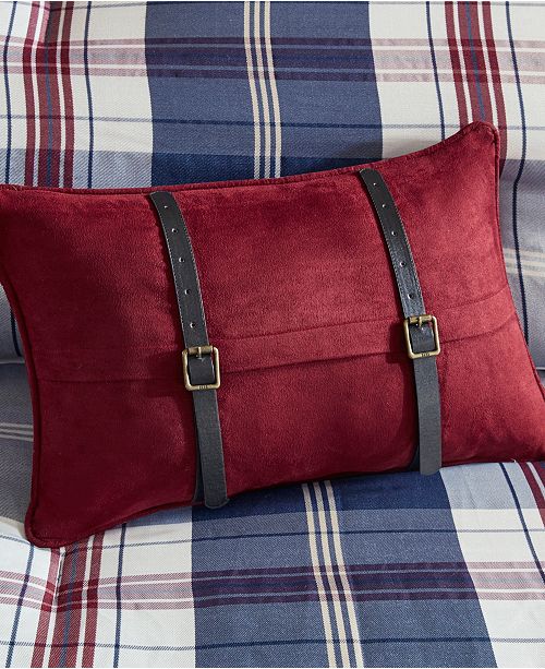Woolrich Ryland 12 X 18 Micro Suede Oblong Pillow Red Reviews