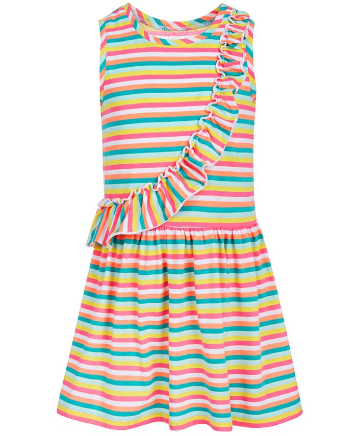 Epic Threads Toddler Girls Rainbow Stripe Dress, Created for Macy's ...