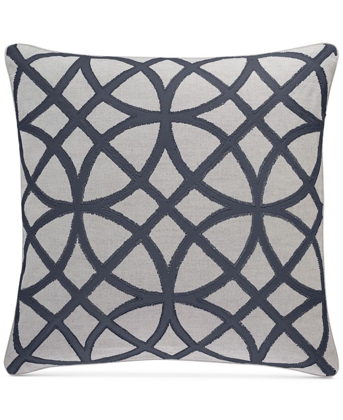 Hotel Collection CLOSEOUT! Connection Indigo 22" Square Decorative